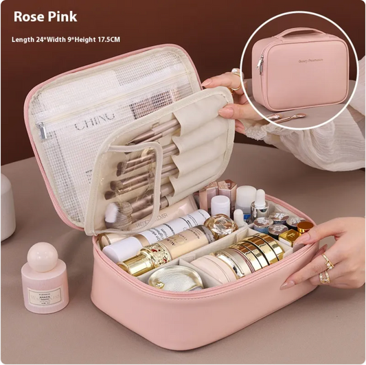 Large-Capacity Multifunctional Makeup Bag